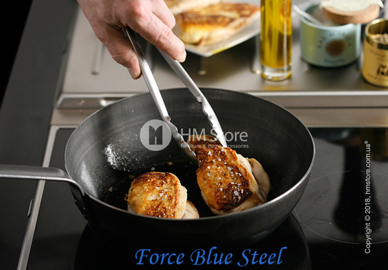 Сковорода из голубой стали De Buyer Force Blue 24 см