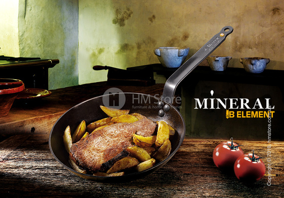 Сковорода из голубой стали De Buyer Force Blue 26 см