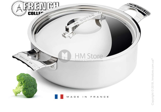 Сотейник с крышкой De Buyer Mont Blue French Collection 2,6 л