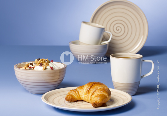 Набор фарфоровой посуды Villeroy & Boch коллекция Artesano Nature на 2 персоны, 6 предметов, Beige