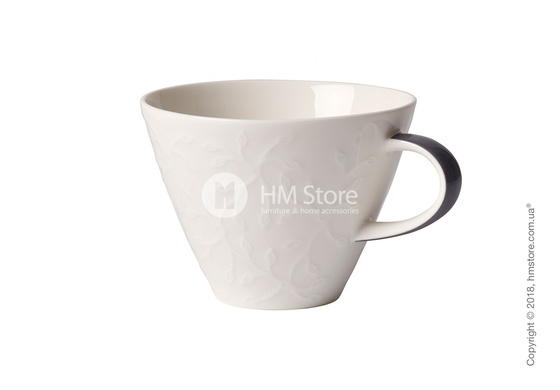 Чашка с блюдцем Villeroy & Boch коллекция Caffè Club Floral Touch 390 мл, Smoke