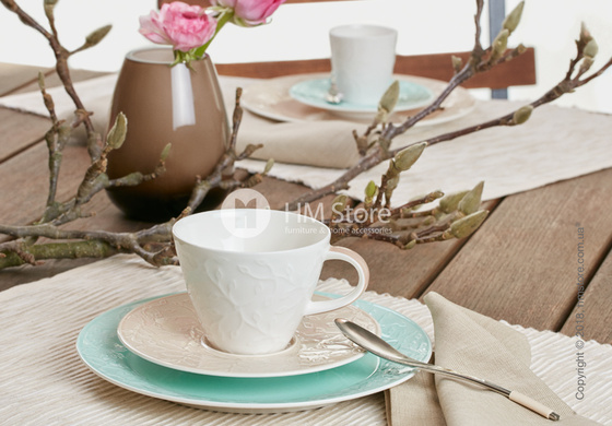 Чашка с блюдцем Villeroy & Boch коллекция Caffè Club Floral Touch 390 мл, Hazel