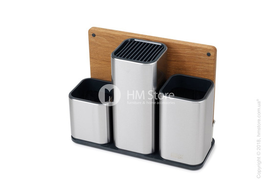 Органайзер для рабочей поверхности с доской Joseph Joseph CounterStore 100 Worktop Organiser, Stainless Steel