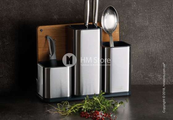 Органайзер для рабочей поверхности с доской Joseph Joseph CounterStore 100 Worktop Organiser, Stainless Steel