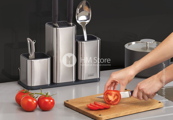 Органайзер для рабочей поверхности с доской Joseph Joseph CounterStore 100 Worktop Organiser, Stainless Steel