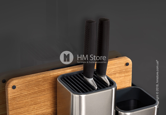 Органайзер для рабочей поверхности с доской Joseph Joseph CounterStore 100 Worktop Organiser, Stainless Steel