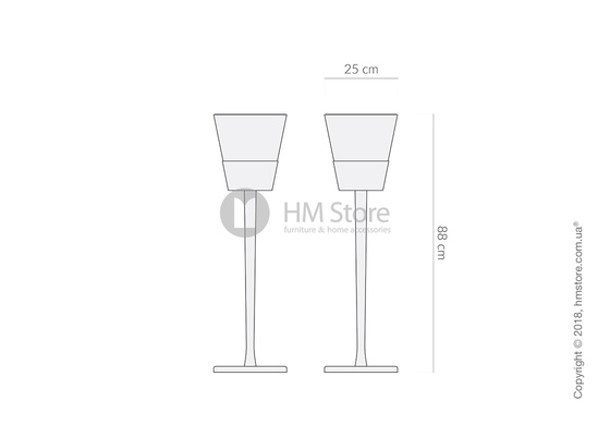 Кулер напольный Nomon Champagnera коллекция Momentos, Gold