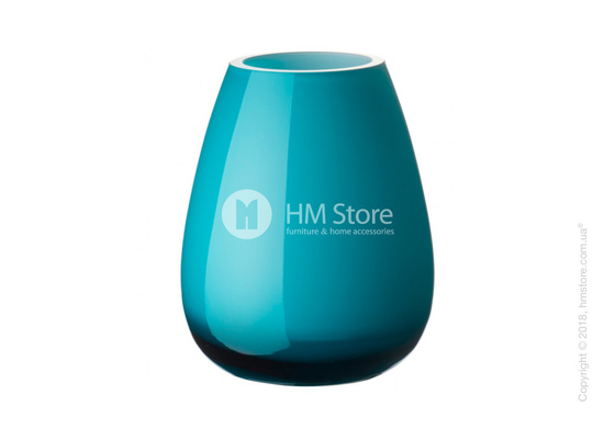 Ваза Villeroy & Boch коллекция Drop, 18,6 см, Caribbean Sea