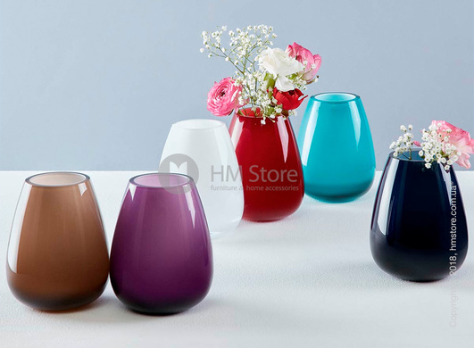 Ваза Villeroy & Boch коллекция Drop, 18,6 см, Caribbean Sea Ваза Villeroy & Boch коллекция Drop, 18,6 см, Caribbean Sea