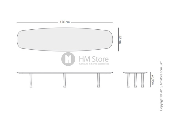 Стол Nomon Mesa коллекция Unica