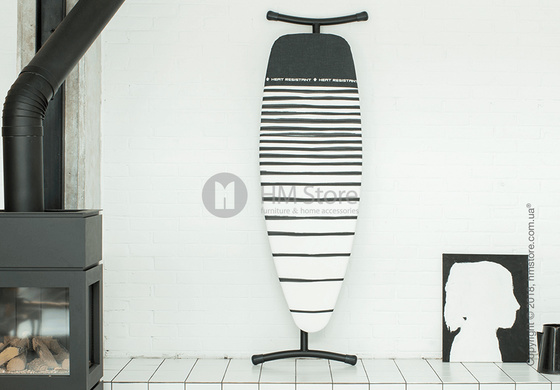 Гладильная доска Brabantia Silicone Heat Pad, Black and Fading Lines