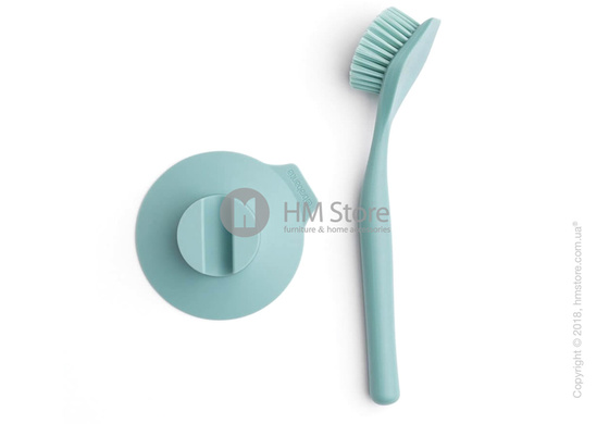 Щетка кухонная для посуды Brabantia Washing Brush with Suction Holder, Mint