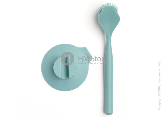 Щетка кухонная для посуды Brabantia Washing Brush with Suction Holder, Mint