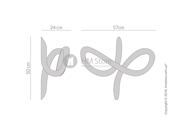 Вешалка Nomon Vértigo M коллекция Escultura