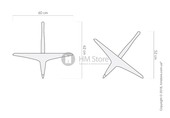 Зеркало напольное Nomon Peonza коллекция Escultura, Walnut