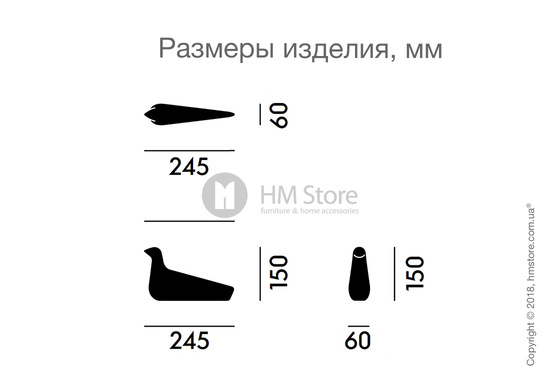 Статуэтка Vitra L'Oiseau, Maple