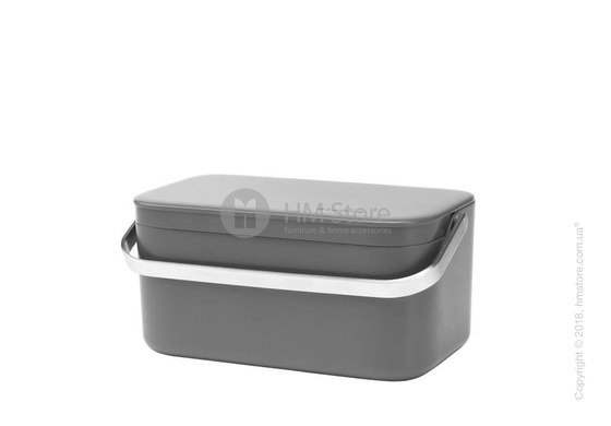 Контейнер для пищевых отходов Brabantia Right Waste Bin, Dark Grey Контейнер для пищевых отходов Brabantia Right Waste Bin, Dark Grey
