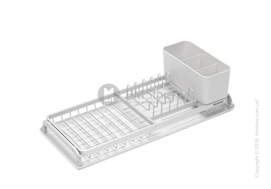 Сушка для посуды Brabantia Compact Printing Rib, Light Grey