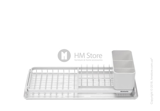 Сушка для посуды Brabantia Compact Printing Rib, Light Grey