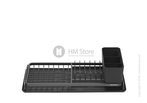 Сушка для посуды Brabantia Compact Printing Rib, Dark Grey