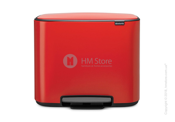 Ведро для мусора Brabantia Bo Pedal Bin 36 л, Passion Red