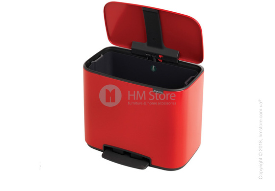 Ведро для мусора Brabantia Bo Pedal Bin 36 л, Passion Red
