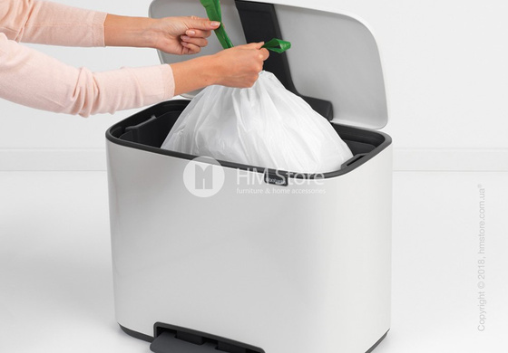 Ведро для мусора Brabantia Bo Pedal Bin 36 л, White