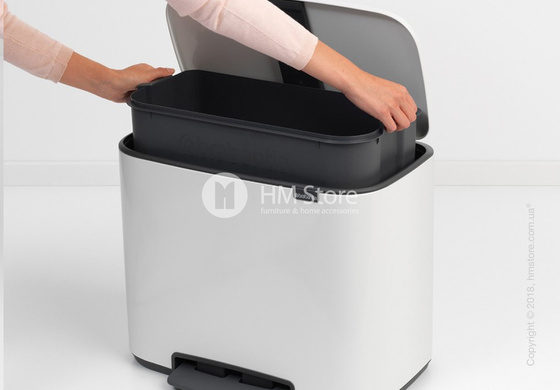 Ведро для мусора Brabantia Bo Pedal Bin 36 л, White