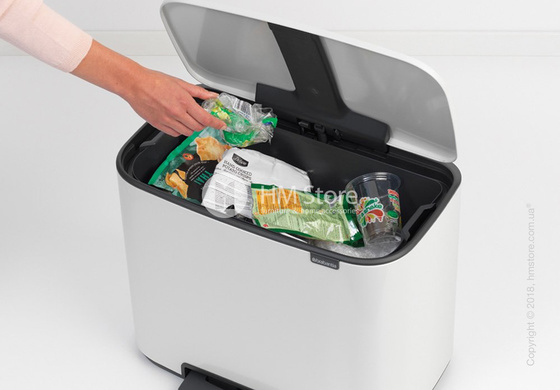 Ведро для мусора Brabantia Bo Pedal Bin 36 л, White
