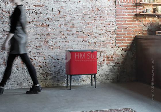 Ведро для мусора Brabantia Bo Touch Bin 36 л, Passion Red