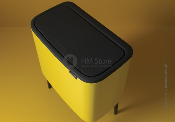 Ведро для мусора Brabantia Bo Touch Bin 36 л, Daisy Yellow