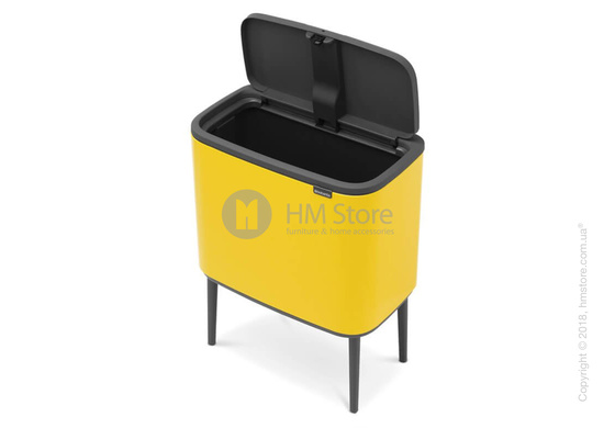 Ведро для мусора Brabantia Bo Touch Bin 36 л, Daisy Yellow