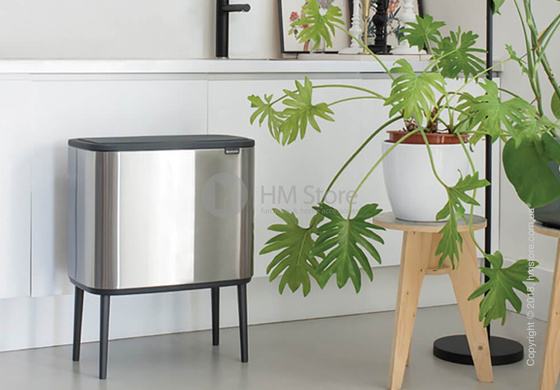 Ведро для мусора Brabantia Bo Touch Bin 36 л,  Matt Steel Fingerprint Proof