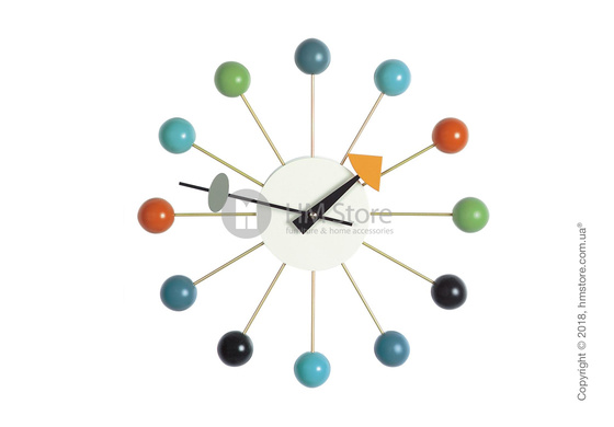 Часы настенные Vitra Ball Clock, Multicoloured