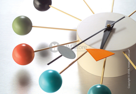 Часы настенные Vitra Ball Clock, Multicoloured