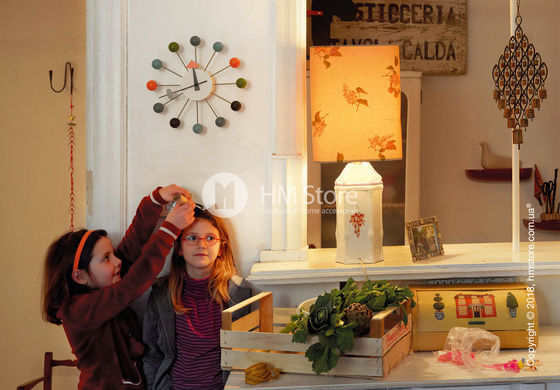 Часы настенные Vitra Ball Clock, Multicoloured