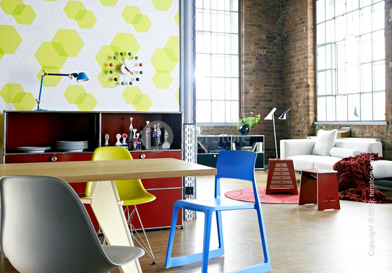 Часы настенные Vitra Ball Clock, Multicoloured