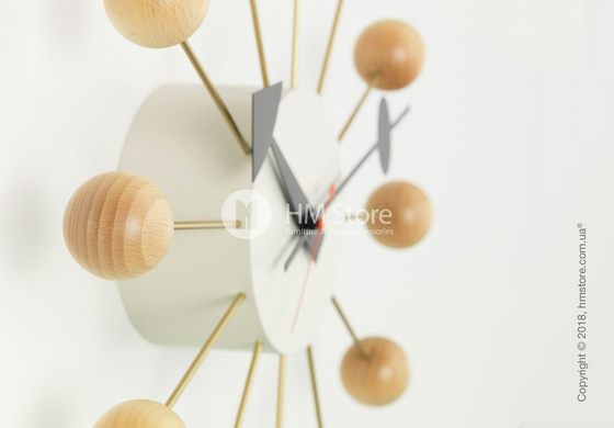 Часы настенные Vitra Ball Clock, Natural