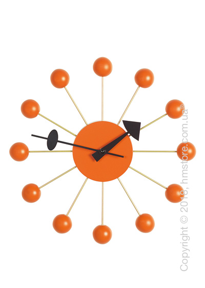 Часы настенные Vitra Ball Clock, Orange