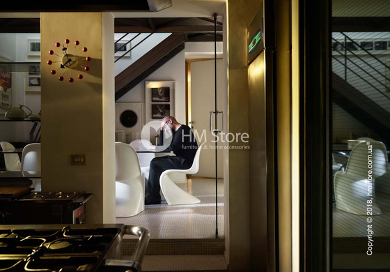 Часы настенные Vitra Ball Clock, Red