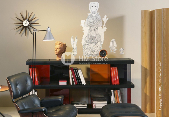 Часы настенные Vitra Sunburst Clock, Walnut Часы настенные Vitra Sunburst Clock, Walnut