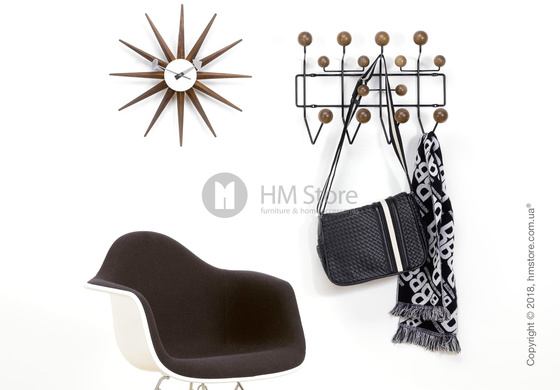 Часы настенные Vitra Sunburst Clock, Walnut Часы настенные Vitra Sunburst Clock, Walnut