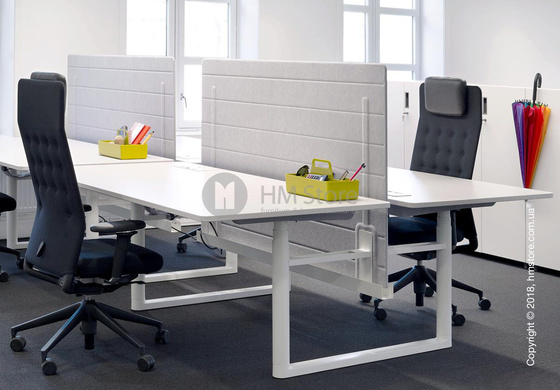 Стол Vitra Tyde Sit-Stand Cluster 1600x800, White