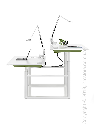 Стол Vitra Tyde Sit-Stand Cluster 1600x800, White