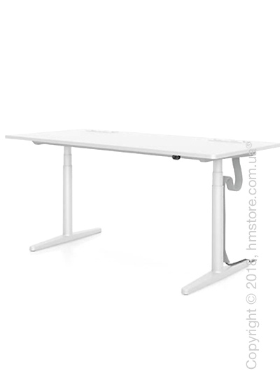 Стол Vitra Tyde Sit-Stand Table 1600x800, White