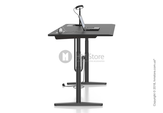 Стол Vitra Tyde Sit-Stand Table 1600x800, Black