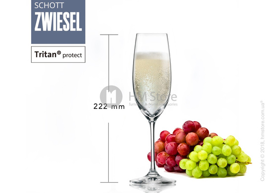 Набор бокалов для шампанского Schott Zwiesel Ivento 228 мл на 6 персон Набор бокалов для шампанского Schott Zwiesel Ivento 228 мл на 6 персон