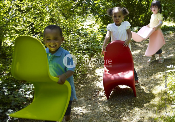 Стул детский Vitra Panton Junior Chair, Classic Red