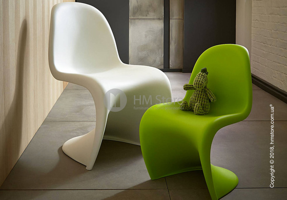Стул детский Vitra Panton Junior Chair, Dark Lime