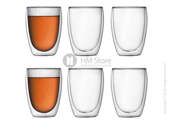 Набор термостаканов Bodum Pavina 350 мл, на 6 персон